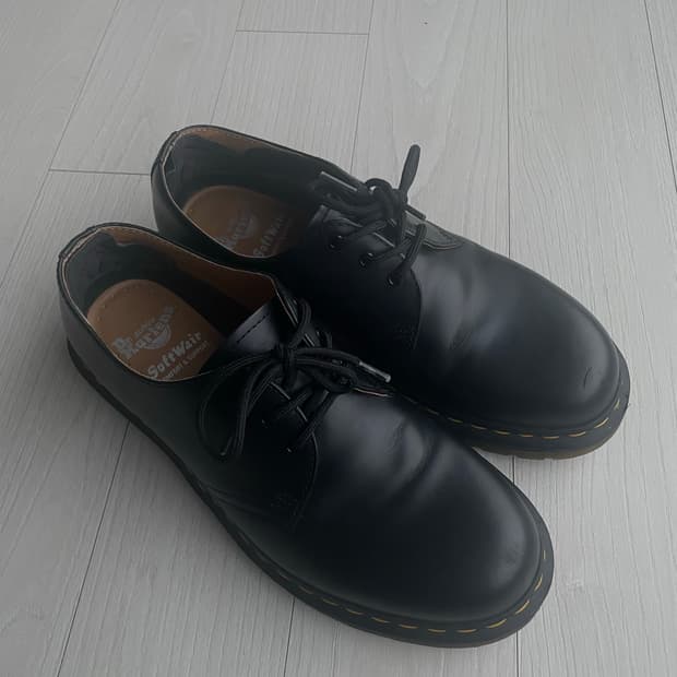 닥터마틴 1461 3홀 블랙 스무스 280 (전용 레더 인솔 포함)