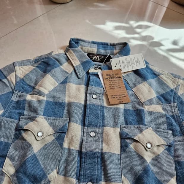 RRL 더블알엘 버팔로 웨스턴 셔츠 M