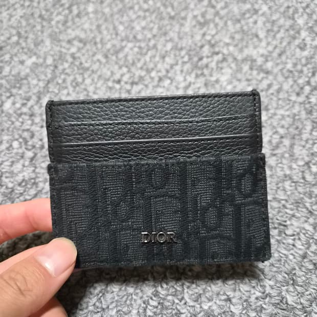디올 오블리크 카드지갑