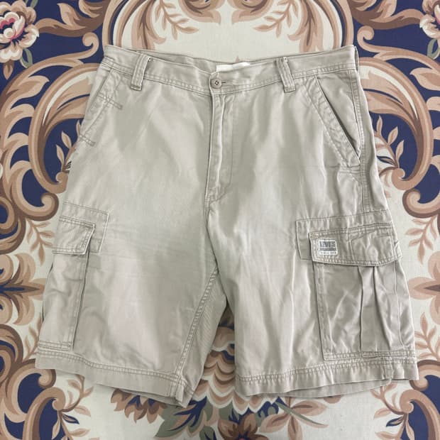 (34)00s 리바이스 Levis 코튼 카고 반바지(베이지)