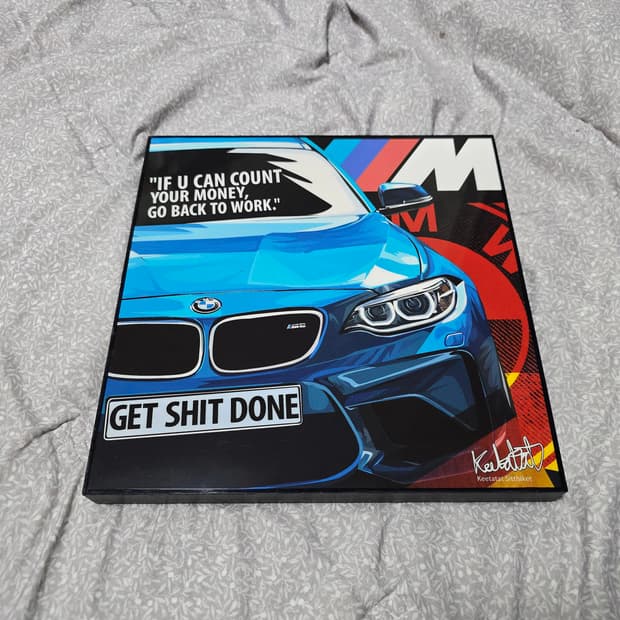 키타탓 시티캣 팝아트 액자 (M2)