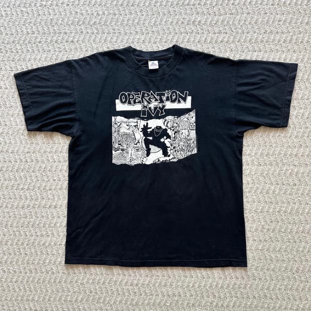 빈티지 90s Operation ivy 티셔츠