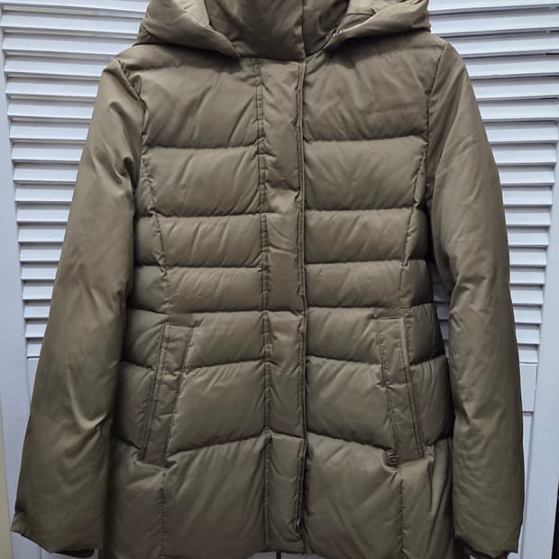 헤지스 구스다운 패딩