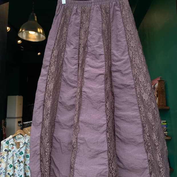 Japanese floral long skirt