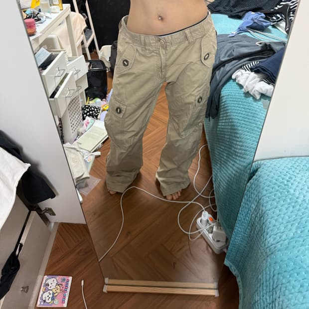 빈티지 베이지 카고팬츠