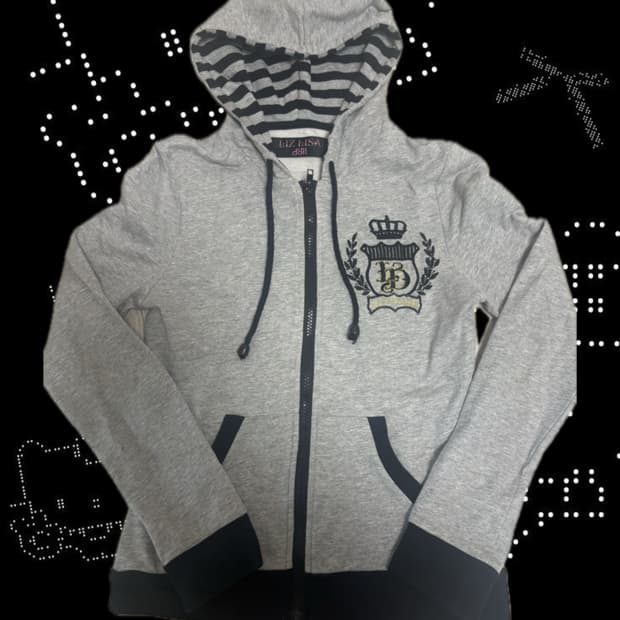 Stc 리즈리사돌 후드집업 y2k 갸루 펑크