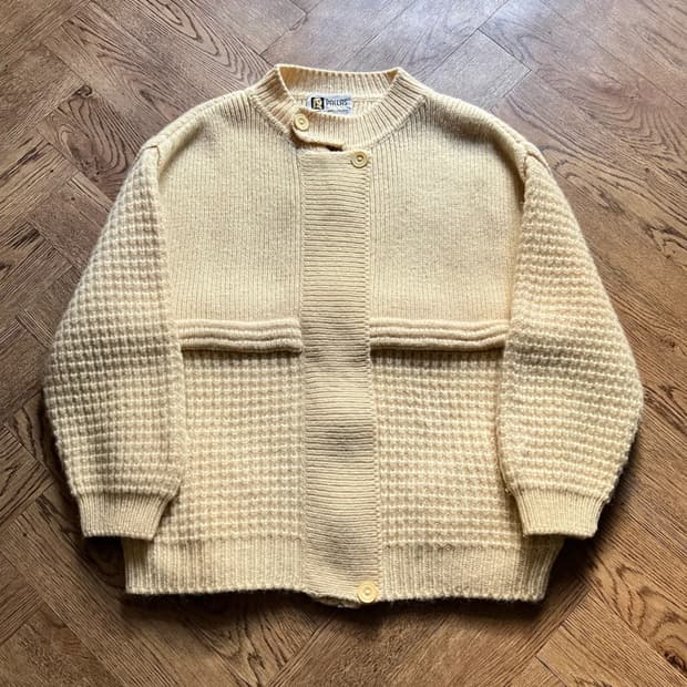 [S]90's 아일랜드제 피셔맨 집업 스웨터