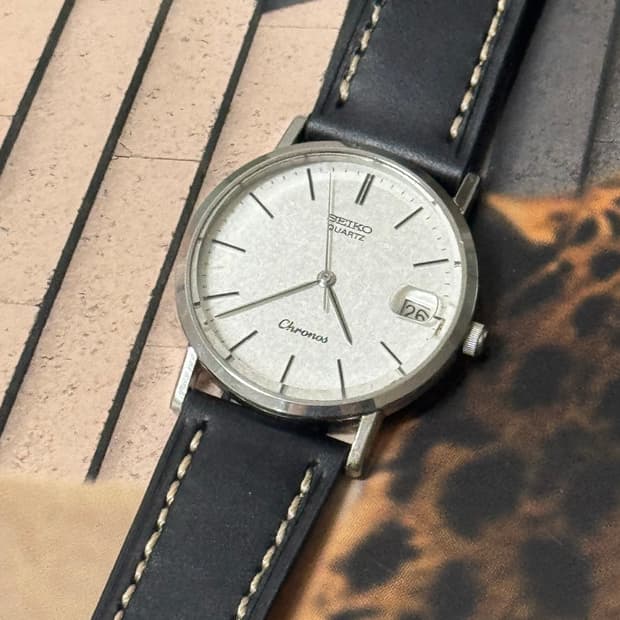 80s Seiko Chronos quartz