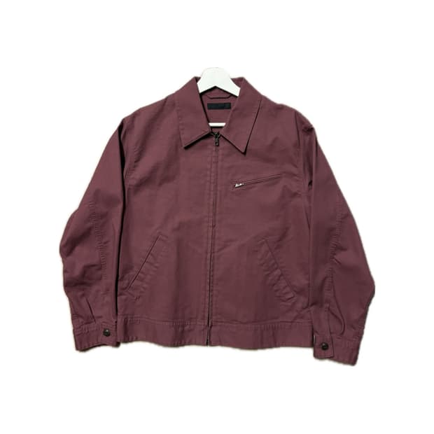 유니클로 블루종 - 버건디