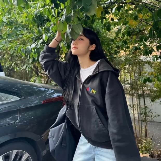 발렌시아가 이베이 후드집업 m