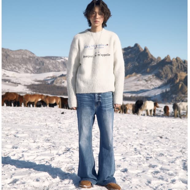 [L]Stu 23fw flare denim