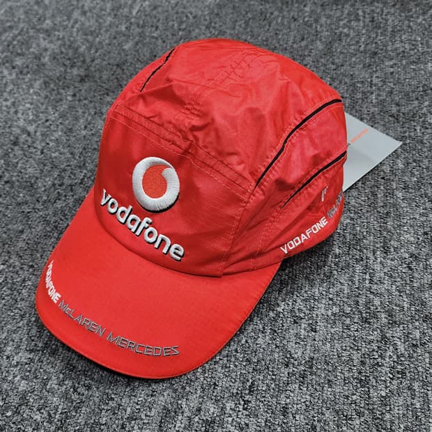맥라렌 메르세데스 보다폰 F1 레이싱 팀 볼캡 모자