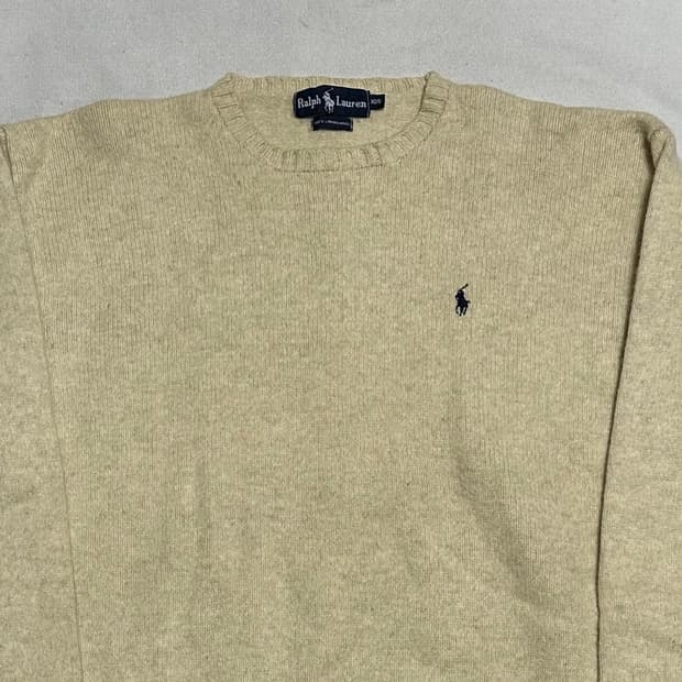 105 폴로랄프로렌 네이비 포니 램스울 니트