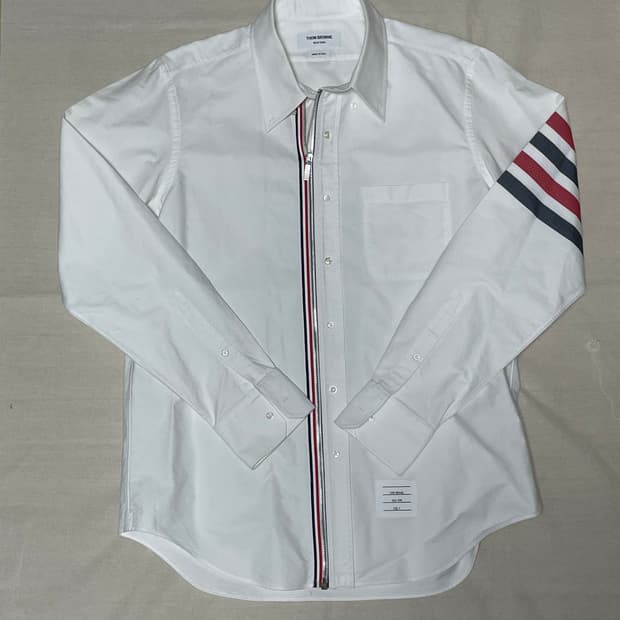 톰브라운 사선완장 지퍼 포켓 셔츠 자켓 [4]