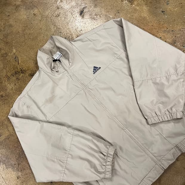 [정품/95] 아디다스 아이보리 바람막이 자켓 b8