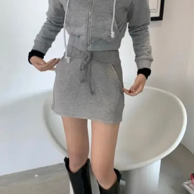 bnfrom 비엔프롬 미니스커트 화이트  (가격내림)