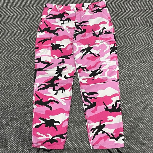 로스코 카모 패턴 카고 팬츠 v0148