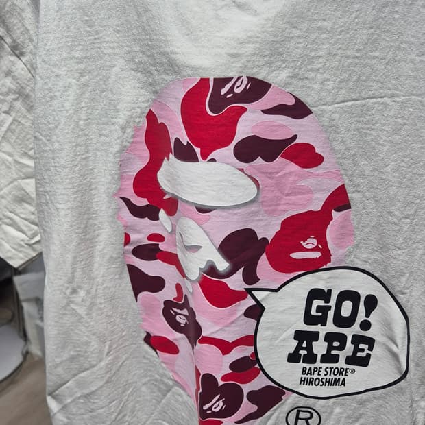 베이프 스토어 히로시마 에이프 헤드 티셔츠 xl