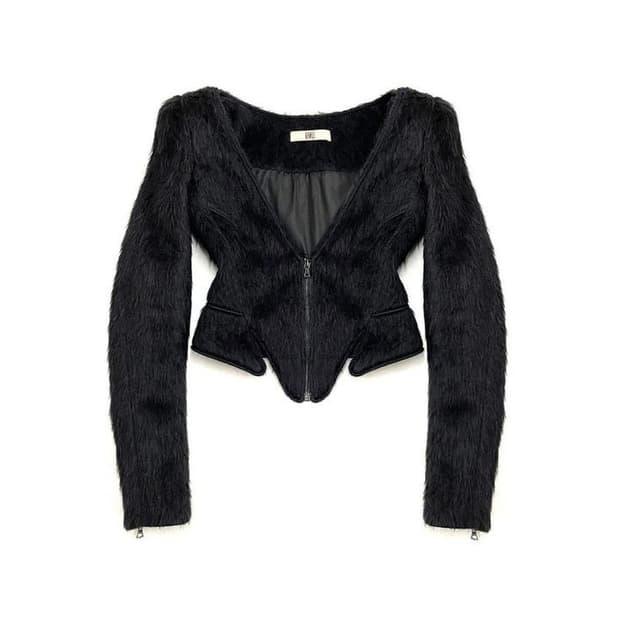 노울즈 퍼자켓 (정가130)