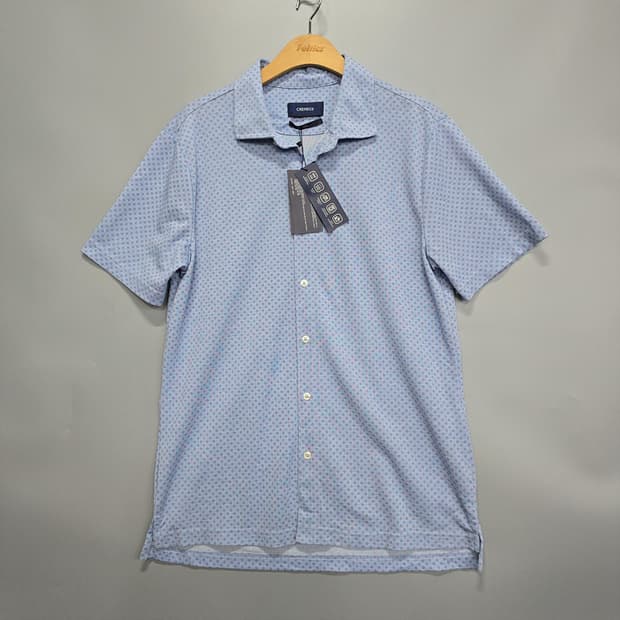 새제품)크레뮤(CREMIEUX) 패턴 반팔 셔츠 105