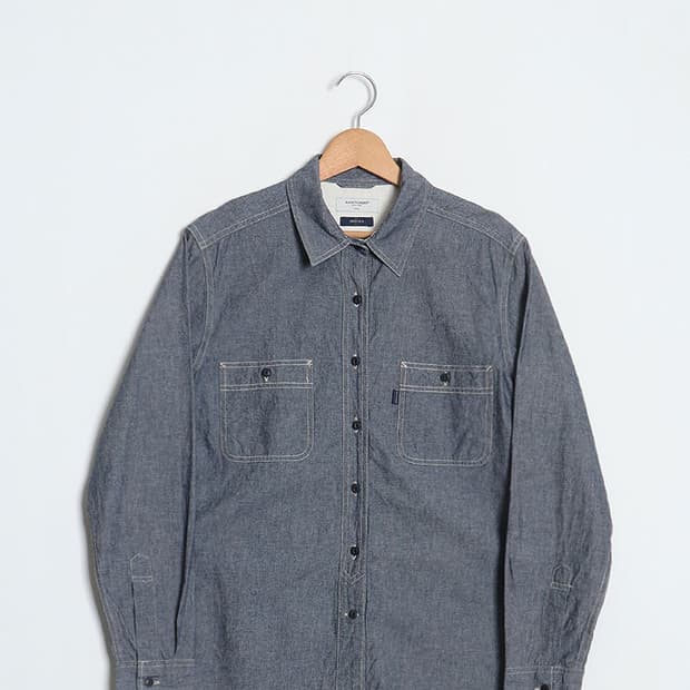  BACK NUMBER Denim Work Shirts