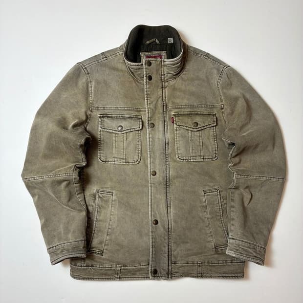 리바이스 피그먼트다잉 워시드 봄버 워크 자켓 PN8786