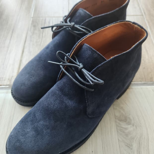 버윅 369 스웨이드 처카부츠 네이비 (275)