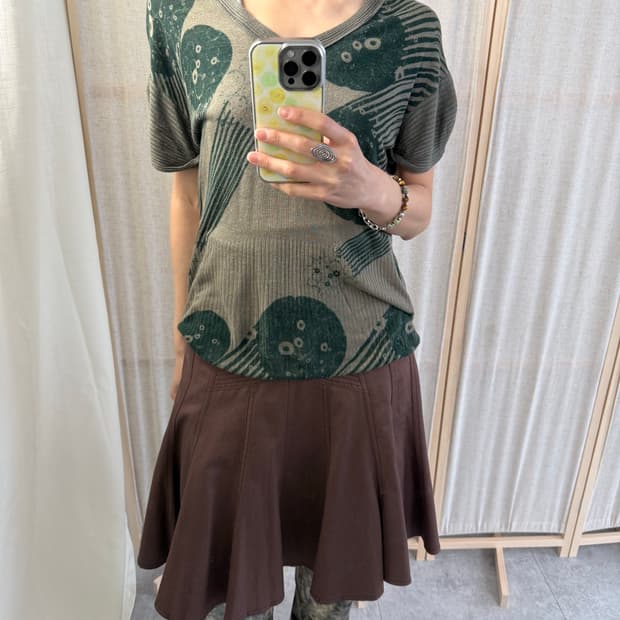 Diesel 프린팅 니트 티