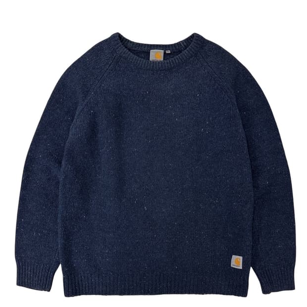 칼하트 앵글리스틱 스웨터 네이비 (M) 