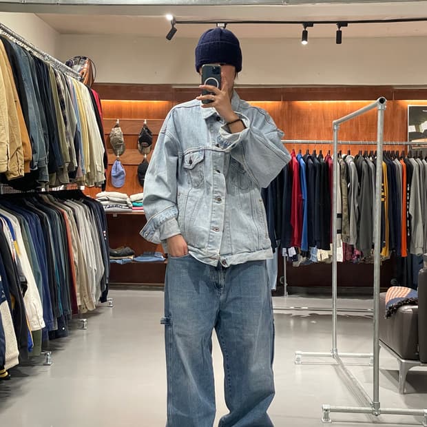 90‘s 리바이스 데님 자켓 (연청)  