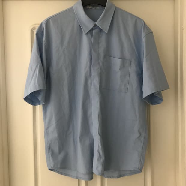 드로우핏 오정규 오버핏 반팔 셔츠 M사이즈