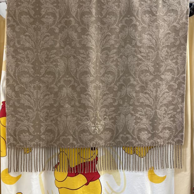 Mila schon 밀라숀 울캐시미어 오트밀 에스닉 머플러 숄 