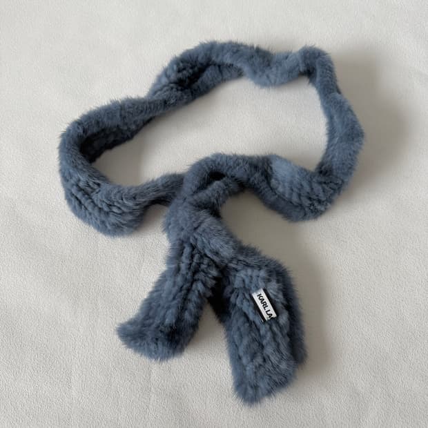 칼 라거펠트(KARL LAGERFELD) 밍크 머플러