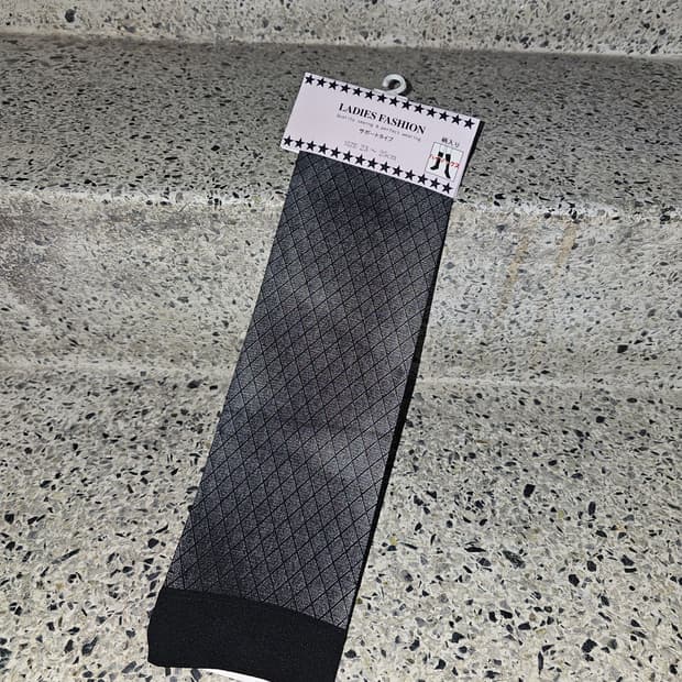 Japan 패턴 시스루 니삭스 스타킹