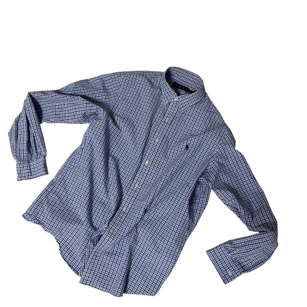 폴로 체크 셔츠 L