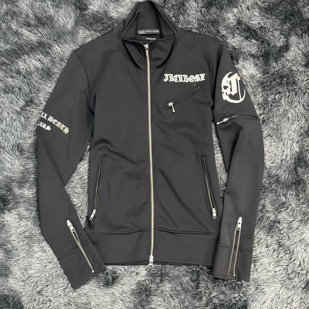 Jack Rose 고딕 로고 y2k 트랙탑