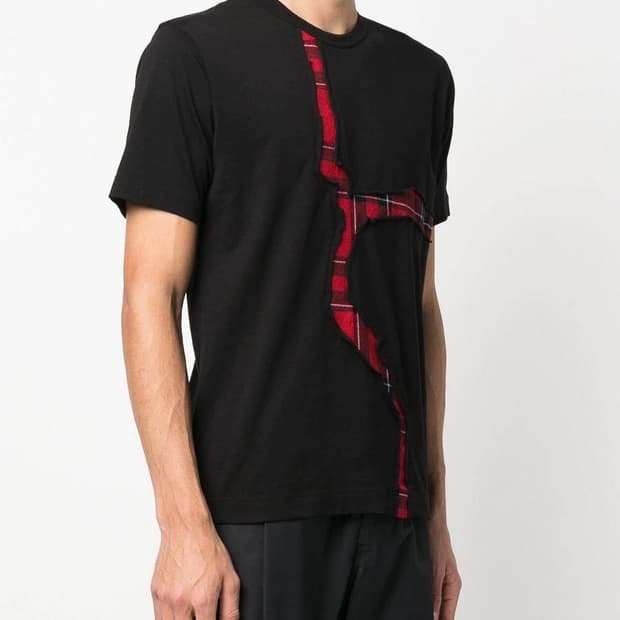 Comme des garcons shirt ‘red tartan’ tee