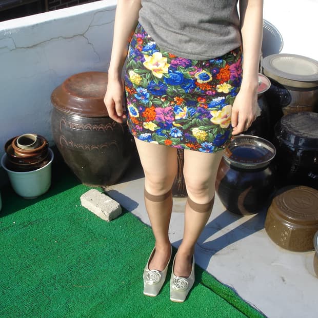 Floral Mini Skirt