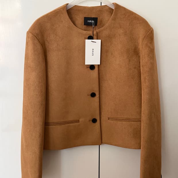 haus 하우스 스웨이드 자켓