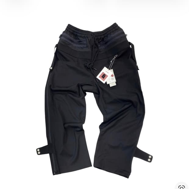 언더마이카 x 논노드 레이어드 멀티 지퍼 슬렉스