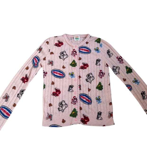 hysteric galmour 90s 니트 가디건