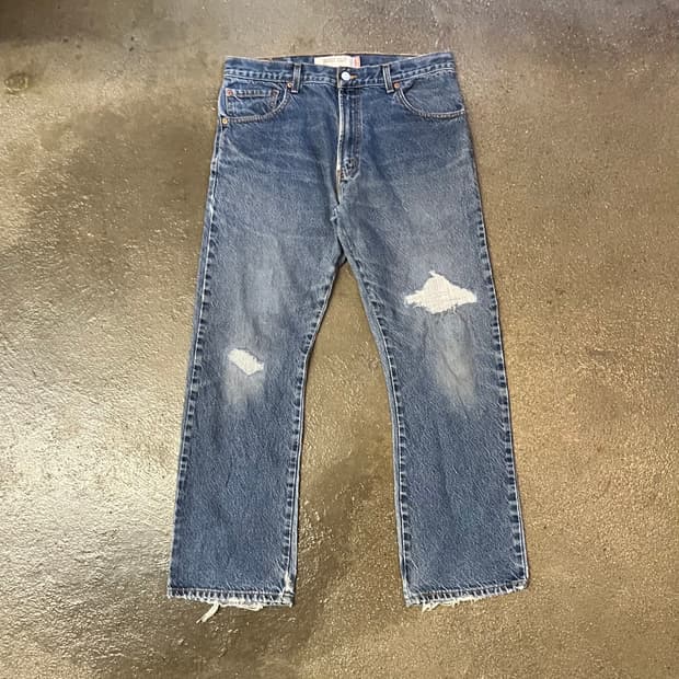 Levis517 리페어 데님 부츠컷 (34“)