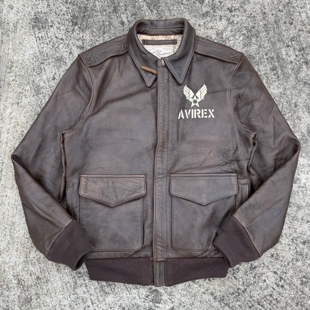 [L] Avirex 아비렉스 핀업걸 A-2 레더 자켓