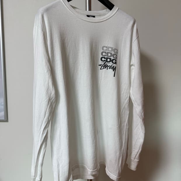 스투시 X CDG 롱슬리브 
