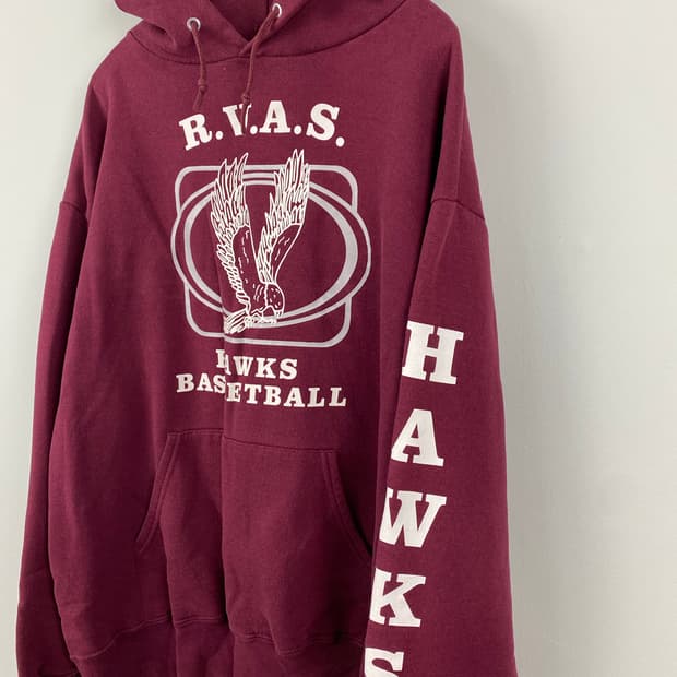 Jerzees 저지스 버건디 후드티 L <526>