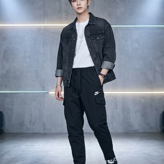 M. 나이키 스포츠웨어 우븐 카고 팬츠 블랙