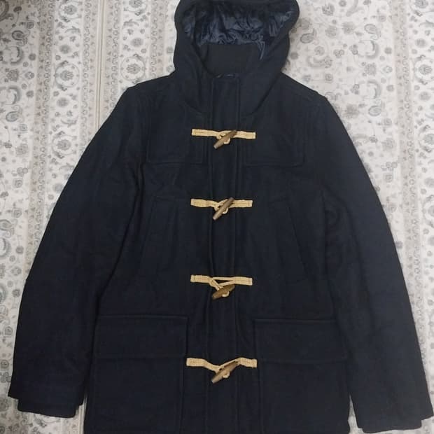 타미힐피거 진네이비 퀼팅 떡볶이 코트 XS