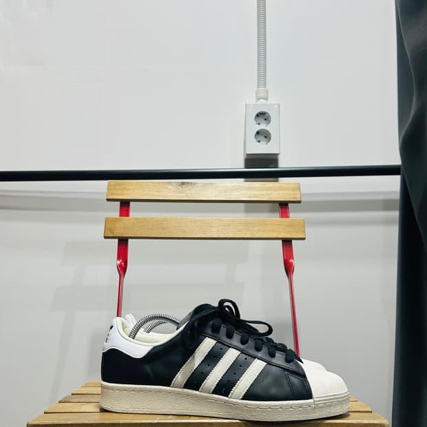 275) 아디다스 운동화 남성 남자 신발 슈퍼스타 82 코어 블랙