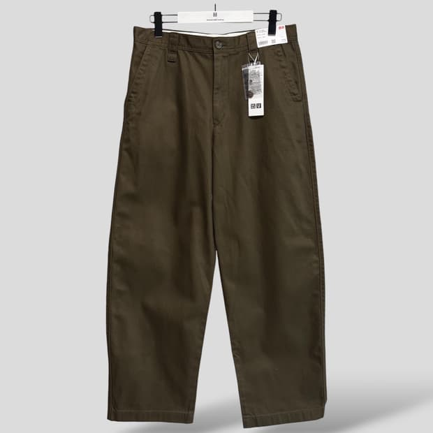 (82)유니클로U 와이드핏 치노팬츠