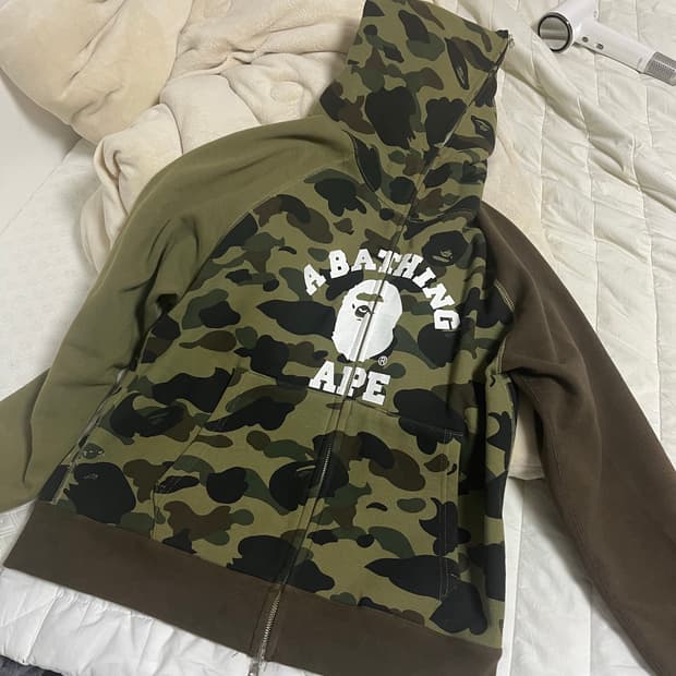 베이프 후드집업 L